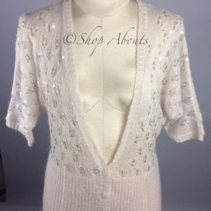 Ann Taylor Loft Bat Sleeve Mohair Sweater